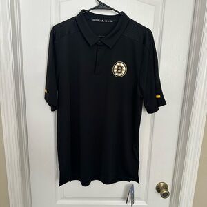 ⚡️NWT Boston Bruins Embroidered Adidas Polo Shirt 2XL Black Climalite
NHL Hockey